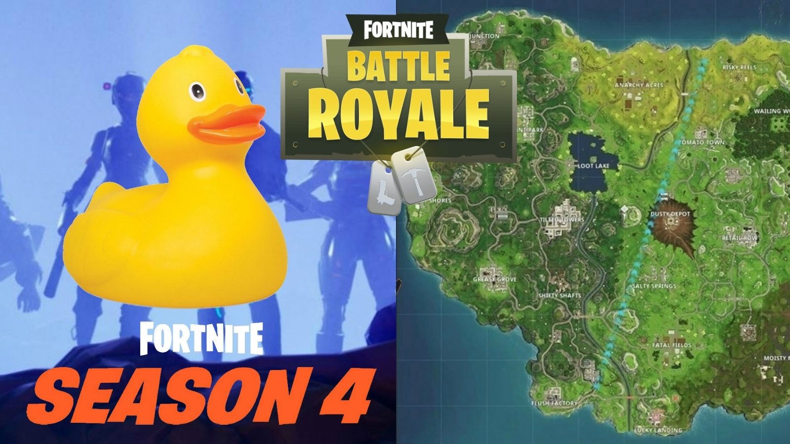 Where Are All The Ducks In Fortnite Season 4 Fortnite Battle Royale Ubicaciones De Los Patos De Goma Para La Temporada 4 Semana 3 Fortnite10